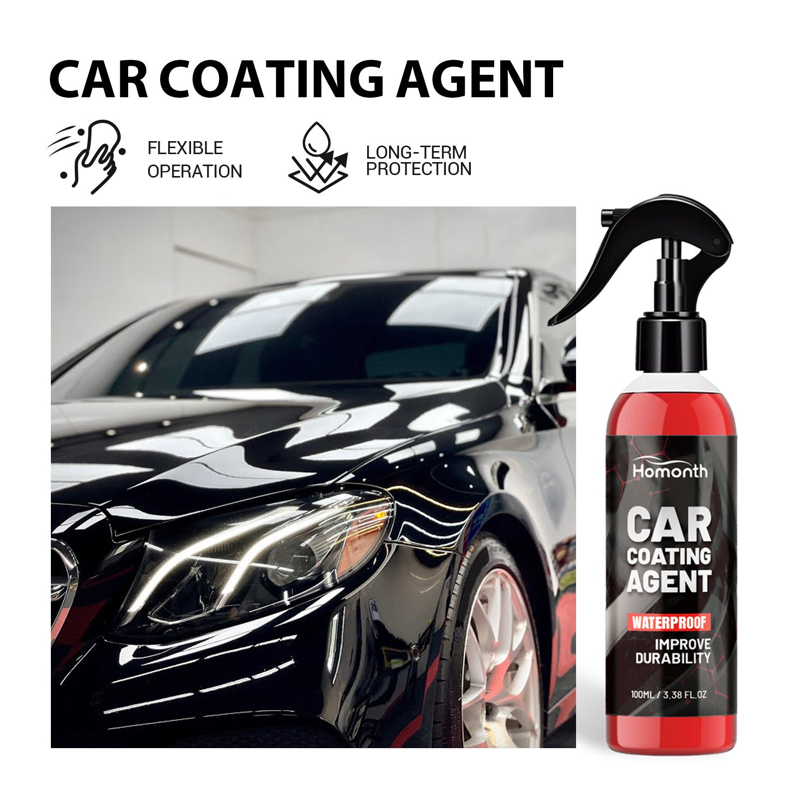Car Coating Spray – Hochglanz Lackversiegelung & Kratzer Reparatur