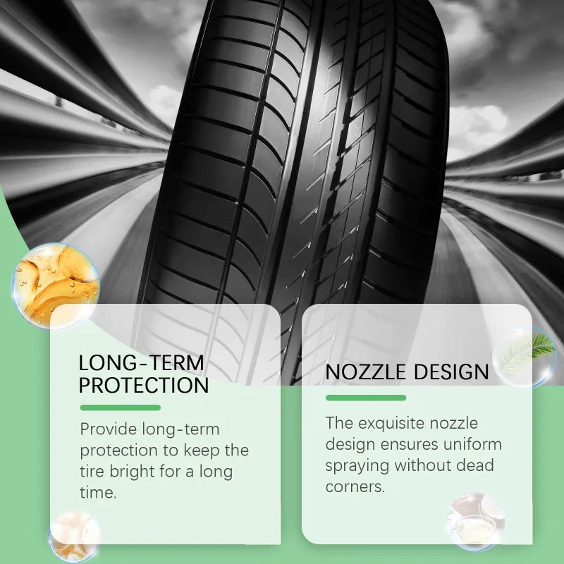 Wet Tire Shine Spray – Reifenglanz & Langzeitschutz 120ml