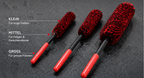 3er Set Felgenbürsten Premium – Wheel Woolies Luxury Plüsch Felgenreinigung