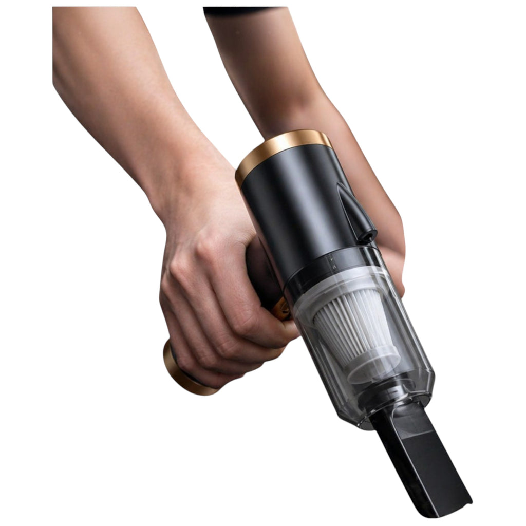Tragbarer Autostaubsauger 9000Pa – Kabellos mit LED-Licht