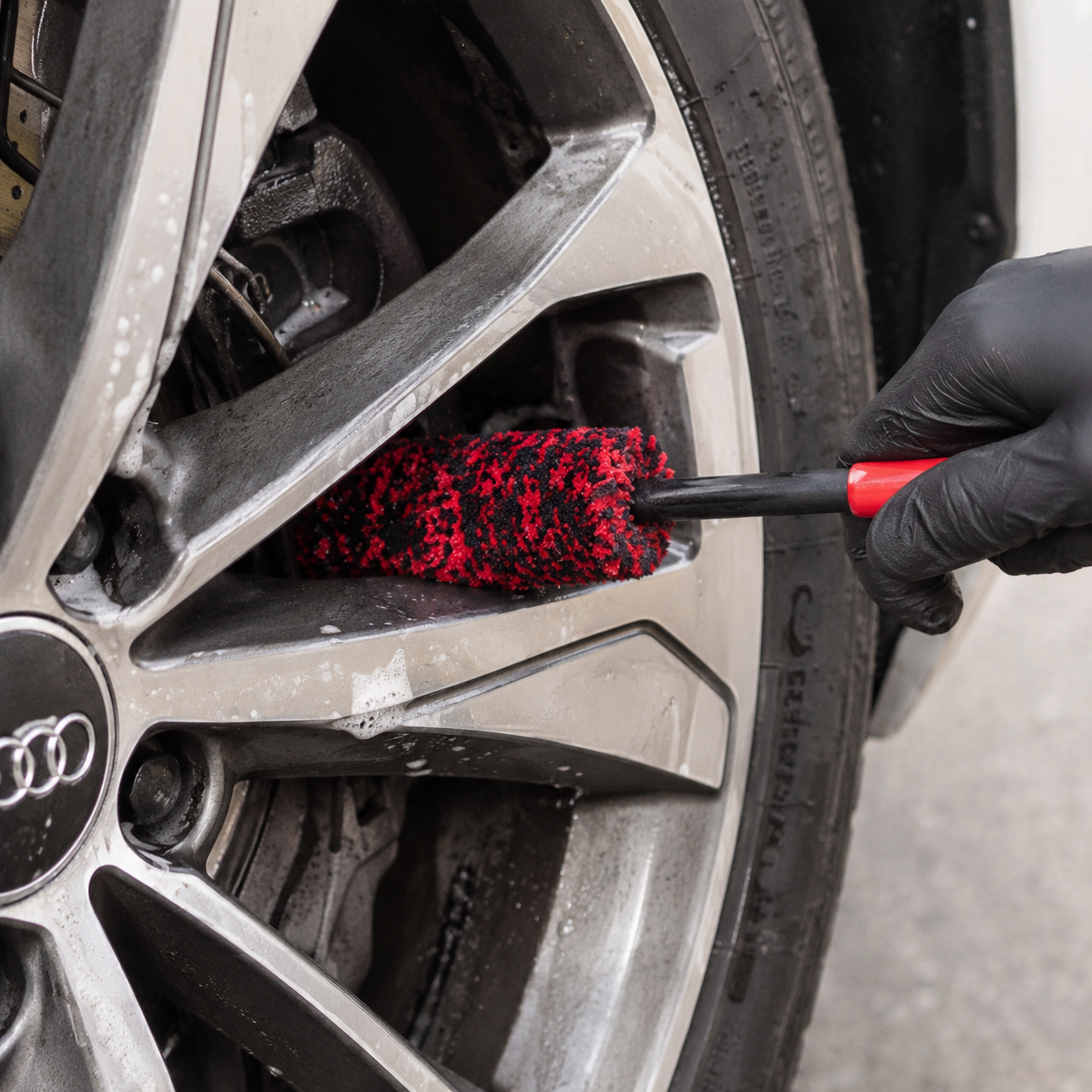 3er Set Felgenbürsten Premium – Wheel Woolies Luxury Plüsch Felgenreinigung