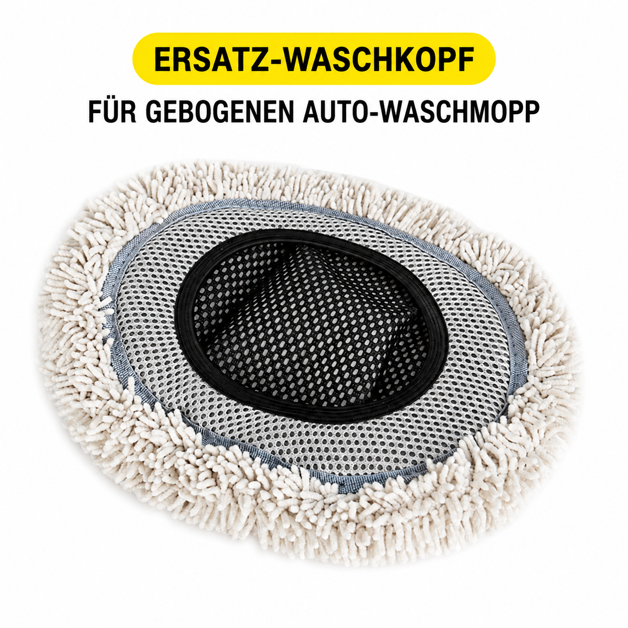 Flexibler Auto-Waschmopp mit Chenille-Borsten