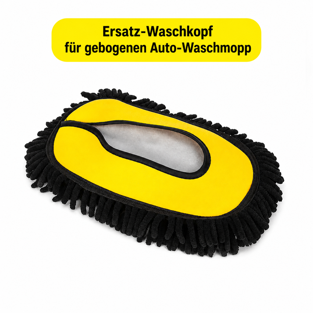 Flexibler Auto-Waschmopp mit Chenille-Borsten