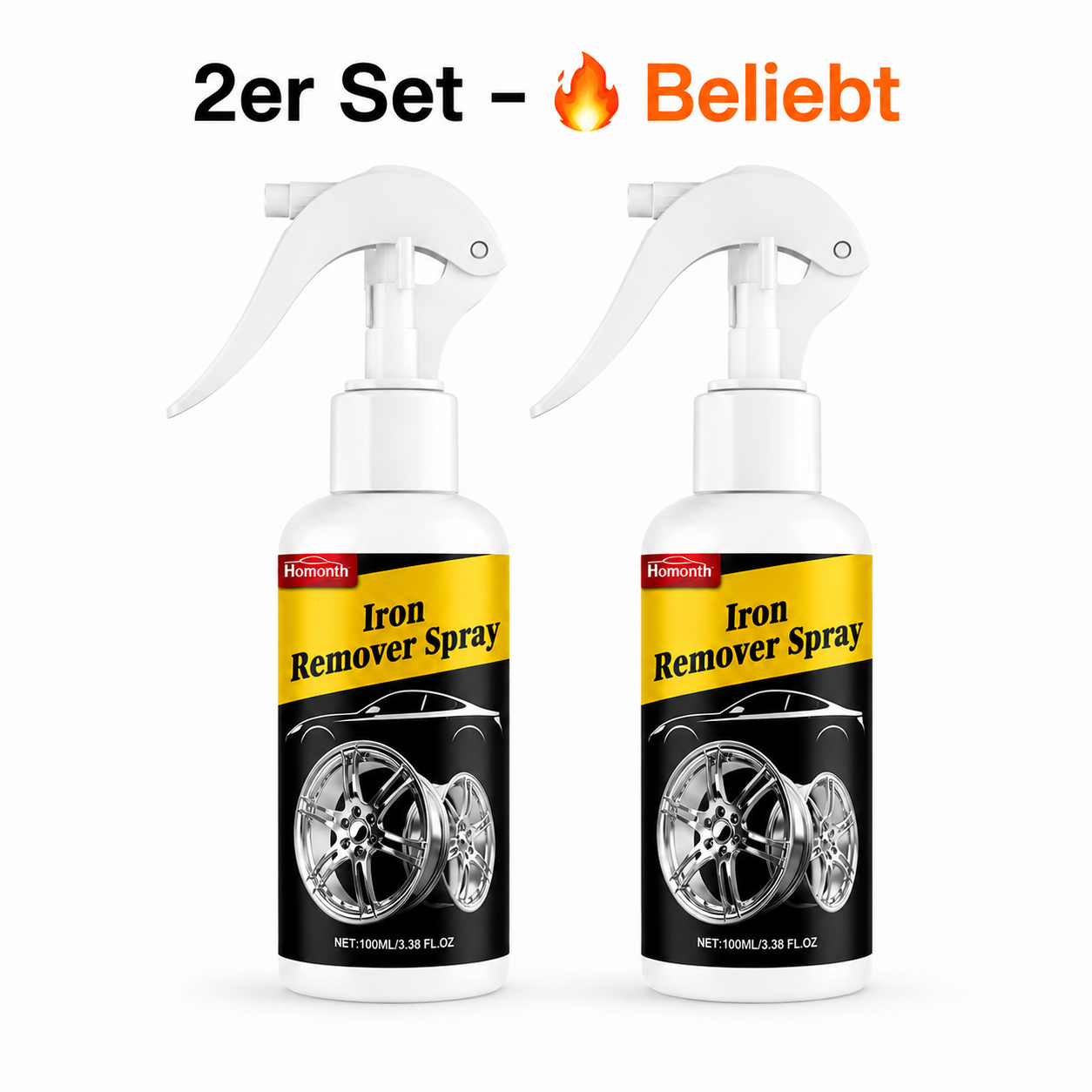 Felgenreiniger Alkalisch + Rostentferner & Politur 100ml