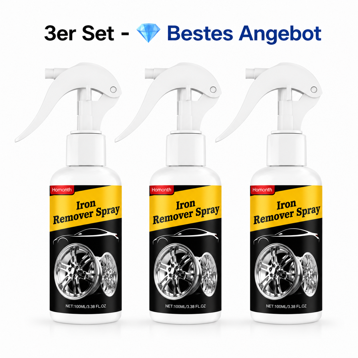 Felgenreiniger Alkalisch + Rostentferner & Politur 100ml