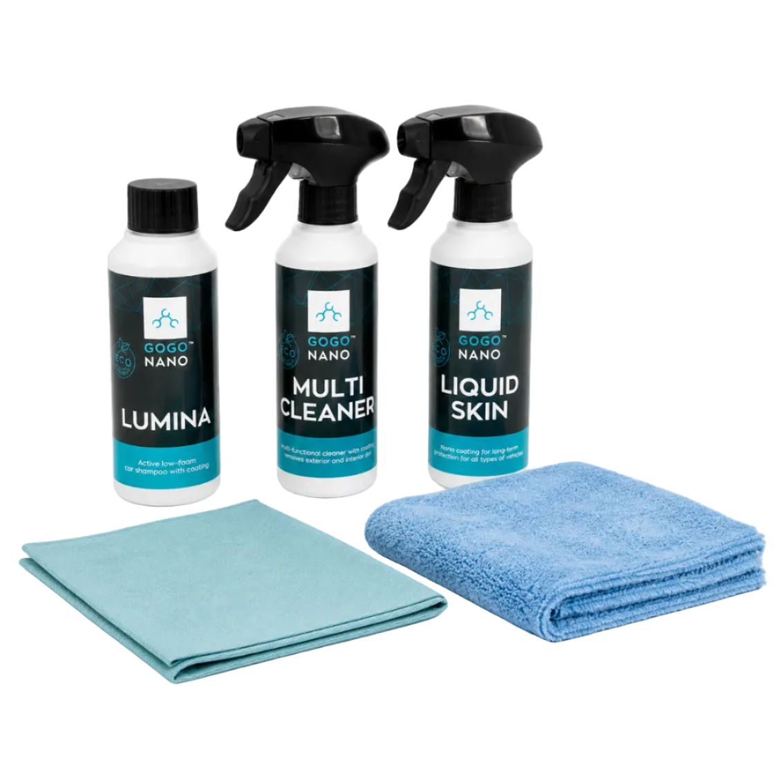 GoGoNano Eco-Friendly Full Car Care Kit – Das Komplett-Set für natürlichen Hochglanz