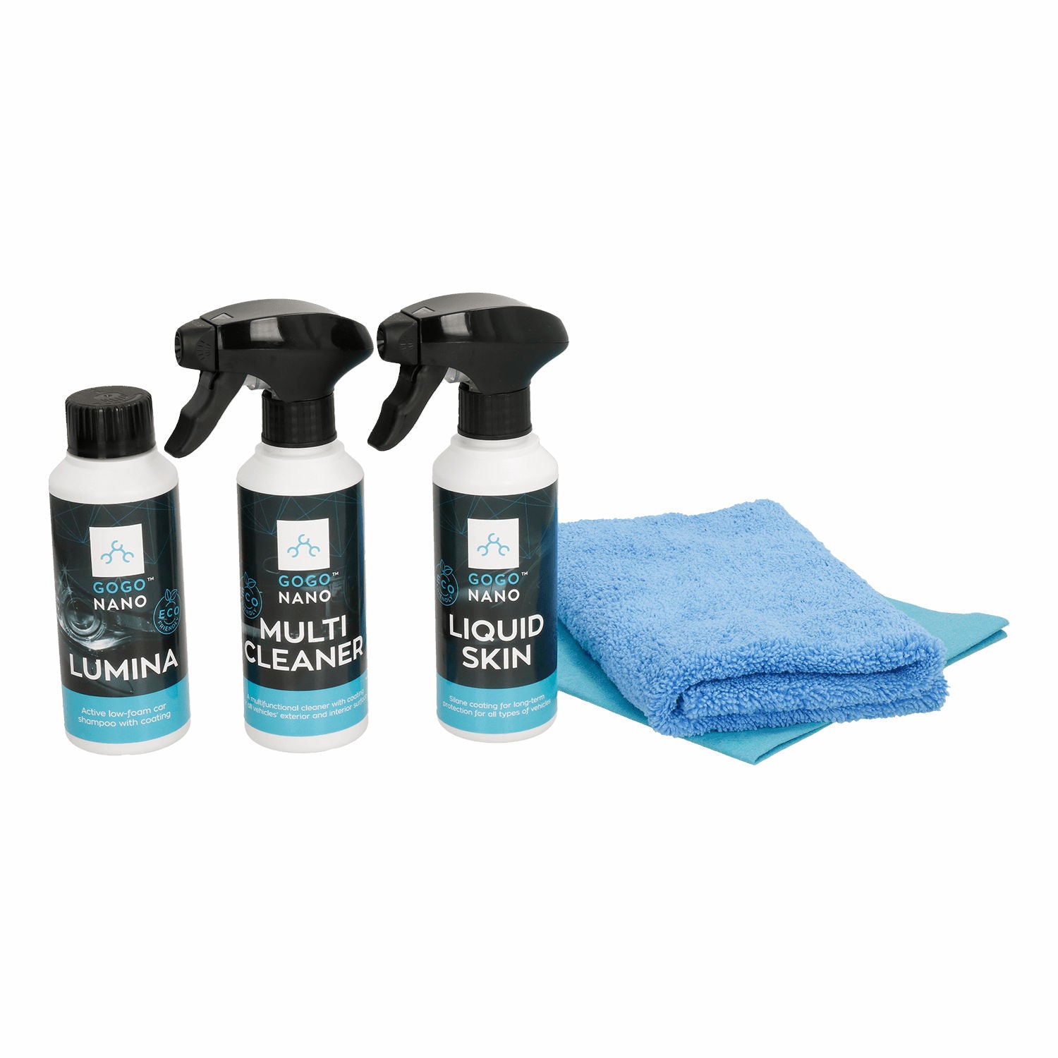 GoGoNano Eco-Friendly Full Car Care Kit – Das Komplett-Set für natürlichen Hochglanz
