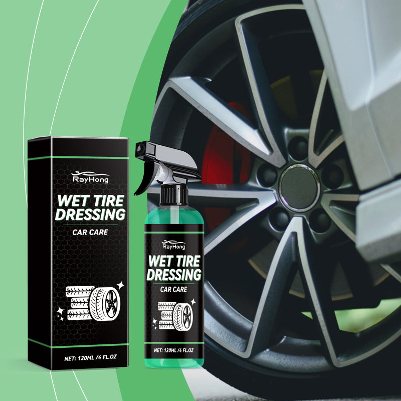 Wet Tire Shine Spray – Reifenglanz & Langzeitschutz 120ml